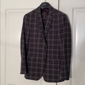 Plaid dress coat